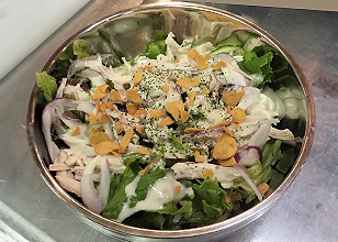 鶏のシーザーサラダ