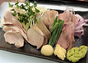 肉刺し3種盛り